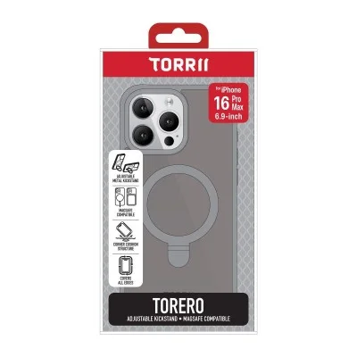 Cover Iphone 16 Pro Max Torero Stand Magsafe Torrii - Gray